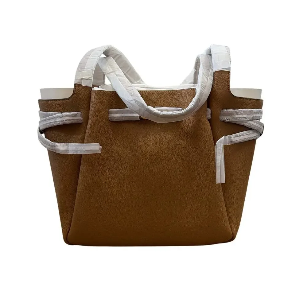 Tory Burch Romy Leather Tote Tiramisu Brown New with tags